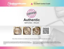 Authentic Rolex Oyster Perpetual DATEJUST  Gold/Silver Color Men's Watch Working