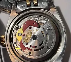 ROLEX OYSTER PERPETUAL DATEJUST 6917 WATCH 18k And Steel Italy Aftermarket Band