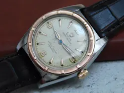 Rolex Bubbleback Ref 5015 Stainless Steel & Rose Gold 1930s