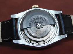 Rolex Bubbleback Ref 5015 Stainless Steel & Rose Gold 1930s