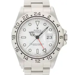 ROLEX EXPLORER II 16570 WHITE WARRANTY 2003 SN/#Y