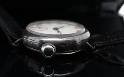Antique Rolex London Silver W&D Wristwatch 29mm $1 NO RES