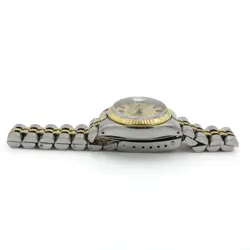 Ladies Rolex OP Datejust Two-Tone Watch Ref 6916 Champagne Dial 26mm #W153303-1