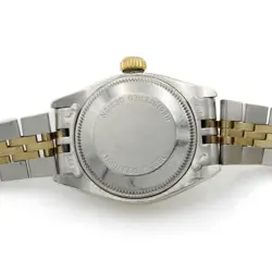 Ladies Rolex OP Datejust Two-Tone Watch Ref 6916 Champagne Dial 26mm #W153303-1