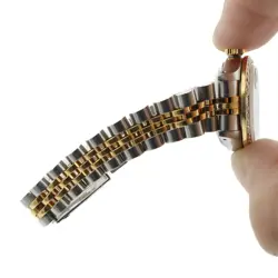 Ladies Rolex OP Datejust 69173 Black Jubilee Dial Diamond Bezel 26mm #W151263-1