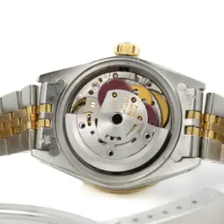 Ladies Rolex OP Datejust 69173 Black Jubilee Dial Diamond Bezel 26mm #W151263-1