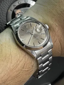 ROLEX DATE DIAL +NO BRAND CASE & NEW MOVEMENT SWISS ETA AUTO *READ FULL INFO