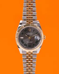 ROLEX DATEJUST 41MM 126333 WIMBLEDON YELLOW TWO TONE 2023