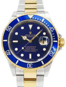 ROLEX SUBMARINER DATE 16613LB D MEN'S AUTOMATIC #T029