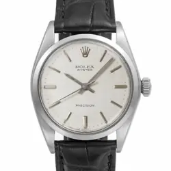 USED ROLEX OYSTER 6426 SILVER MANUAL CASE: 34MM×34MM MEN'S WATCH #10301