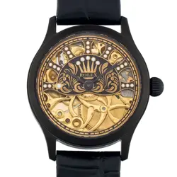 MARRIAGE WATCH ROLEX 42MM MEN WITH POCKET ARRANGEMENT ANTIQUE 1945