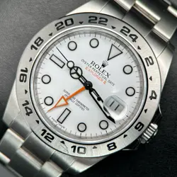 ROLEX EXPLORER II POLAR DIAL 216570 STAINLESS STEEL 42MM AUTOMATIC WATCH - 2011