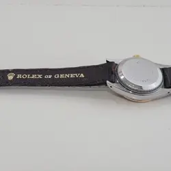 Rolex Lady Oyster Perpetual 67193 18k 25mm Gold SS Automatic 1980s Luxury RA457