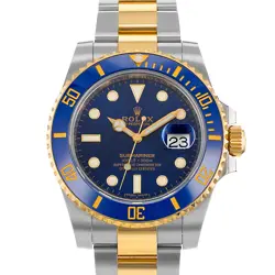 ROLEX SUBMARINER 116613LB 40MM BLUE CERAMIC STEEL YELLOW GOLD MENS WATCH 2018