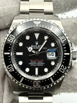ROLEX SEADWELLER 43MM STAINLESS STEEL BRACELET 126600 BOX & PAPERS 2023