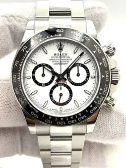 ROLEX COSMOGRAPH DAYTONA WHITE DIAL STEEL BRACELET 126500LN