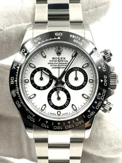 ROLEX COSMOGRAPH DAYTONA WHITE DIAL STAINLESS STEEL BRACELET 116500LN