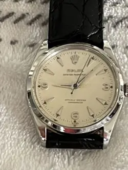 Rolex 6564 Oyster Certified Chronometer 1956, Explorer Dial, Cal 1030, Serviced