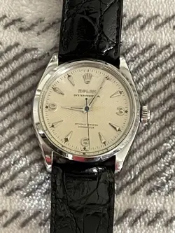 Rolex 6564 Oyster Certified Chronometer 1956, Explorer Dial, Cal 1030, Serviced