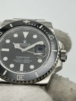 Rolex Submariner Date Ceramic 40mm Stainless Steel Bracelet 116610LN B&P 2015