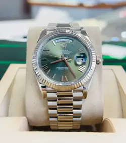FLUTED BEZEL GREEN