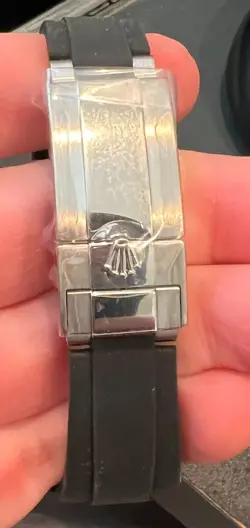 ROLEX 18K WHITE GOLD COSMOGRAPH DAYTONA Black DIAL 116519 Chronograph Oysterflex