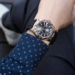 Rolex Sky-Dweller 326235 Rose Gold Rhodium Dial