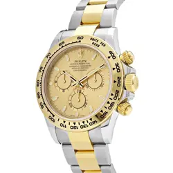 ROLEX DAYTONA 116503 TWO-TONE YELLOW GOLD STAINLESS STEEL CHAMPAGNE DIAL