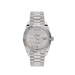 ROLEX DAY-DATE 228239 WHITE GOLD METEORITE DIAMOND DIAL