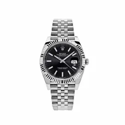 ROLEX DATEJUST 126334 STAINLESS STEEL BLACK DIAL JUBILEE BRACELET