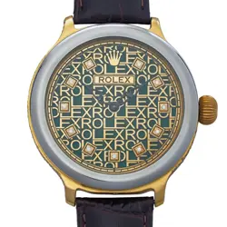 MARRIAGE WATCH ROLEX 42MM MEN WITH POCKET ARRANGEMENT ANTIQUE 1952 FROM JAPAN