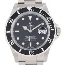 AUTHENTIC ROLEX SUBMARINER DATE 16610. SS AUTOMATIC SERIAL INFO:A SERIAL  #27...