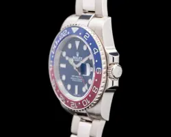 Rolex 116719BLRO GMT Master II 116719 Ceramic "Pepsi" 18K White Gold Blue Dial