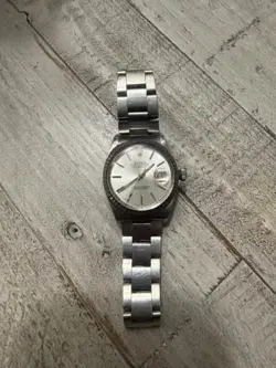 ROLEX VINTAGE 1987 OYSTER PERPETUAL DATEJUST MENS 16000 STAINLESS STEEL WATCH