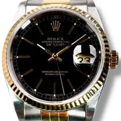 MEN'S ROLEX DATEJUST 16233 BLACK DIAL