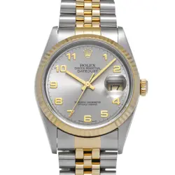ROLEX 16233 DATEJUST GRAY MENS WRISTWATCH