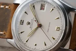 [Flaw] Vintage ROLEX OysterDate 6094 Manual 34mm cal.740 Men Watch 1950's #1349