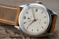 [Flaw] Vintage ROLEX OysterDate 6094 Manual 34mm cal.740 Men Watch 1950's #1349