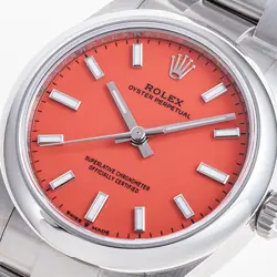 Rolex Oyster Perpetual 31 277200 Coral Red #K368