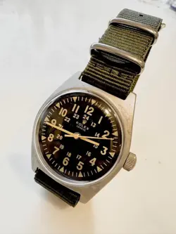 HAND-WOUND MILITARY ANTIQUE