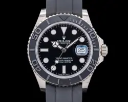 ROLEX YACHT MASTER 226659 18K WHITE GOLD BLACK DIAL