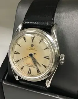 Rolex Bombay  Oyster Perpetual Authentic Vintage Watch 19551 Red Officially