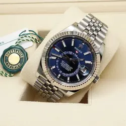 2022 ROLEX SKY DWELLER 326934 BLUE DIAL AUTOMATIC WATCH - 42MM BOX PAPER