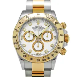 ROLEX 116523G COSMOGRAPH DAYTONA WHITE DIAL 40MM AUTOMATIC MEN’S WATCH