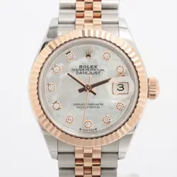 ROLEX DATEJUST 279171NG SS×PG AT SHELL-FACE 1 EXTRA LINK