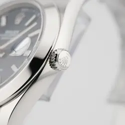 ROLEX Datejust 41 126300 Bright Blue Fluted Motif Oyster Warranty 2023 Box/Paper