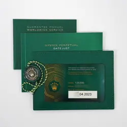 ROLEX Datejust 41 126300 Bright Blue Fluted Motif Oyster Warranty 2023 Box/Paper