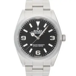 ROLEX EXPLORER I 124270 BLACK WARRANTY 2021 BOX/PAPER