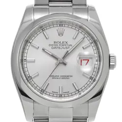 SILVER MENS WRISTWATCH