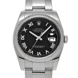 ROLEX 116234 DATEJUST BLACK MENS WRISTWATCH